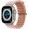 Adecuado para Apple Watch 78910 Generación Correa de Silicona Oceánica Bicolor iWatch S11 Ultra Pulsera de Color Contrastante