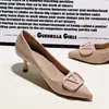 Moda Casual Nueva Primavera/Verano 2026 Zapato Elegante Slip-On de Punta Cuadrada con Hebilla, Suela Suave para Comercio Exterior