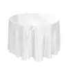Comercio Exterior Transfronterizo Tamaño Grande Mantel Redondo de Satén Sedas y Satines Brillo Mantel de Mesa Banquete Boda Hotel Mantel Fabricante Venta al por Mayor
