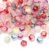 Accesorios DIY 10mm Cuentas Calabaza Cuentas Caqui Agujero Recto Pulsera Esmalte Checo Pulsera con Cuentas Hecho a Mano Pasador para el Cabello Tocado