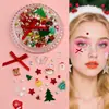 Maquillaje de Navidad Listo para Usar para Escenario Infantil Pegatinas Faciales de Mariposa Pegatinas Faciales de Maquillaje Decorativas Maquillaje para Actuaciones Decoraciones para Uñas