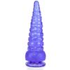 Tentáculos de polvo pênis colorido transparente grande alternativa alienígena plugue anal posterior pseudo pênis masturbação anal para homens e mulheres