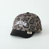 Gorros para Bebés Niños y Niñas Otoño e Invierno Nuevo Estampado de Leopardo Boston Exportación Europea y Americana Gorras de Béisbol para Niños Gorras de Pico con Visera Corta