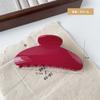 Pinza Roja Ankora Nueva Retro Parte Trasera Media Pinza para el Cabello Pinza de Tiburón para el Cabello Rojo Pinza para el Cabello Accesorios para el Cabello para Mujeres