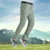 Pantalones de Secado Rápido para Exteriores para Hombre, Transpirables Finos de Pierna Recta para Primavera y Otoño, Transpirables para Senderismo, Montañismo, Running, Pantalones Largos de Secado Rápido