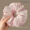Scrunchies da moda e casuais para outono/inverno, elásticos de cabelo estilo coreano para coques, nova coleção 2026, elásticos de cabelo oversized com um visual sofisticado para mulheres
