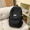 Mochila Escolar para Estudiantes de Secundaria Femeninas, Gran Capacidad, Resistente y Duradera, Mochila Sencilla Estilo Coreano, Bolsa Portátil para Tutorías, Mochila para Estudiantes de Preparatoria