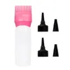 Kit de Cuidados com os Cabelos com Frasco de Óleo com Tampa Pontiaguda, Frasco de Cuidados com os Cabelos, Ferramentas de Cabeleireiro, Frasco de Limpeza a Seco, Pente com Shampoo para Coloração