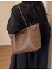 Bolsa Transfronteriza de Gran Capacidad para Mujer Otoño e Invierno Retro 2025 Nuevo Bolso de Hombro Casual Bolso Tote de Alta Calidad para Viajes Diarios