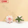 Cabezas de Flores de Rosa Artificiales (Ángulo Rosa) Ventas Directas de Fábrica Flores de Boda Diseño de Escena Exterior para Bodas Arco de Pared de Flores