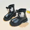 Botas Largas con Adorno de Encaje para Niña 2026 Otoño/Invierno Nuevas Color Sólido Lindo Moño Estilo Princesa Botas de Moda Versátiles