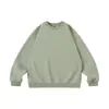 Ropa Vintage Yidao Otoño 2026 Nuevo Retro Japonés Básico Sencillo Corte Holgado Hombro Caído Cuello Redondo Color Sólido Sudadera