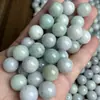 Jadeíta Birmana Cuentas de Jade Cuentas Sueltas Verde Ceroso 13mm Grado A Redondas Materiales para Joyería DIY Venta al por Mayor
