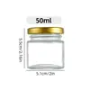 Venta Directa de 25 Frascos Sellados para Miel de Grado Alimenticio, Frascos Especiales para Mermelada de Nido de Pájaro, y Frascos de Vidrio Hexagonales