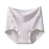 Calcinhas femininas 100% algodão, antibacterianas 10A, plus size, sem costura, cintura alta, controle de barriga, novo estilo, calcinhas tipo fio dental