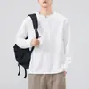 Outono/Inverno 2026 Novo Moletom com Botões e Gola Henley Masculino Casual Versátil Fashionável Americano High Street Manga Longa Masculino