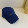 Gorra de Béisbol Bordada con Letra Simple Retro para Mujer, Ala Ancha, Corona Profunda que Hace que la Cara Parezca Más Pequeña, Protección Solar, Ala Suave, Gorra tipo Pico para Hombre