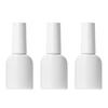 Fabricante Directo Pincel para Esmalte de Uñas Listo Botella de Vidrio Vacía para Esmalte de Uñas Nueva Botella de Pegamento para Esmalte de Uñas 7ml Blanco Brillante