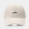 Gorra de Pana Estilo Coreano Sombrero para el Sol para Hombres y Mujeres Nueva Versátil Gorra de Béisbol Simple Japonesa Bordado de Letras Gorra de Pico