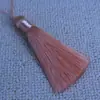 Borla Gruesa Grande de 8 cm Seda de Hielo Resistente a las Arrugas Borla Vertical Marcador de Libros Bolsita para Ropa Colgante Estilo Antiguo DIY Grueso 12