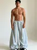 Estación Independiente 2026 Pantalones Deportivos Casuales de Verano para Hombre Estilo Americano Simples para Viajes Diarios de Secado Rápido Versátiles con Cordón