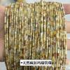 2*4mm pequeno tubo redondo pedra natural ágata pinho pedra cilíndrica contas soltas colar diy contas semi-acabadas acessórios atacado