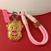 Llavero Mascota del Año de la Oveja, Colgante de Oveja Colorido Chapado en Oro, Amuleto de Bolso Oveja para Hacer Dinero, Venta al por Mayor de Regalos