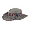 [Para Ti] Diseño Nicho Estilo Étnico Sombrero de Vaquero Spice Girl Verano Exterior Sombrero de Montañismo Parasol Sombrero Cubeta Marea