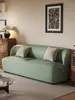 Sofá estreito para apartamentos pequenos, de dois e três lugares, simples e economizador de espaço para salas de estar, lojas de roupas e apartamentos de aluguel, com estofamento em couro de pata de gato