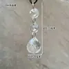 Acessórios para Lâmpada de Cristal Bola de Cristal Colorida Bola de Diamante Bola de Milho 30 # Diâmetro 40mm Pingente para Decoração de Casamento