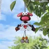 Nuevo modelo de robot rana colgante de muñeca de cáscara de fruta, producto terminado hecho a mano creativo, accesorio de llavero de campanilla de viento de cáscara de fruta de planta