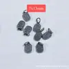 Colgante de Flor de Loto de Plata Sanqi de Plata Vieja de Shanxi Pequeñas Flores Accesorios Componentes para Manualidades y Joyería DIY