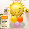 Tema Animal de Balão desenho animado tigre festa de aniversário infantil decoração de jardim de infância layout de cena tigrinho
