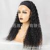 2024 Nuevo Producto Transfronterizo Pañuelo para la Cabeza Peluca Cabello Peluca Europea y Americana Femenina Cabello Largo Rizado Fibra Química Bandana Peluca