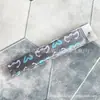 Bolsa Pop Empaquetada Individualmente con Asa Larga, Envuelto con Pañuelo de Seda, Pañuelo Pequeño de Satén Estampado, Cinta, Cinta de Regalo