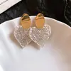 Pendientes Colgantes Ovalados de Circonita Transfronterizos Europeos y Americanos, Moda Retro, Temperamento Exquisito, Lujo Ligero, Pendientes de Alta Gama