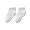 Calcetines blancos pequeños para estudiantes calcetines para niños calcetines de tubo corto negros blancos grises primavera y verano malla transpirable otoño regular