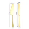 Juego de Cuchillo y Pala para Pastel de Acero Inoxidable Transfronterizo Cortador de Pizza de Cocina Pala de Crema Casera Creativa para Hornear Caja de Regalo