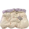 Juego de Cuatro Piezas 100% Algodón Clase A Estilo Fresco ins Funda de Edredón Individual de Algodón Puro Juego de Tres Piezas Sábana Bajera de Grado para Dormir Madre e Hijo Ropa de Cama