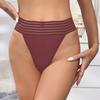 Ropa interior de cintura alta para mujer, tanga de malla sin costuras, cinturón de borde alto, sexy, sin costuras, transpirable, cómoda, ropa interior de mujer transfronteriza