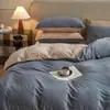 2026 novo conjunto de cama de quatro peças de alta qualidade, amigável à pele, fleece para bebê, cor sólida, fleece pomba, fleece para bebê, fleece de leite, flanela