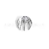 Pendientes de Ala de Ángel de Aleación de Titanio F136 con Superficie Curva Finamente Tallada, Tornillos para Hélice de Hilo 0.9, Joyería para Perforación de Titanio G23 con Rosca Interna