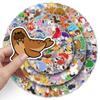 200 pegatinas de animales de bolígrafo simple transfronterizas, lindas, de dibujos animados, originales, sin infracción, impermeables, decorativas, para DIY, pegatinas para funda de teléfono