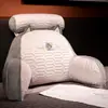 Wg6Q Almofada de Cabeceira de Látex Bolsa Macia Travesseiro Grande Almofada de Sofá Costas Cama Mulher Grávida Tatami Janela de Canto
