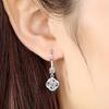 Pendientes de plata de ley S925 con elegante colgante largo coreano de trébol de cuatro hojas, pendientes de hada súper personalizados y modernos con borla para mujer