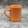 Taza de Cerámica Blanca para Comercio Exterior de 12oz con Cintura Delgada y Base Gruesa, Logo Impreso, Taza de Café para Regalo Comercial
