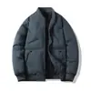Abrigo de algodón para hombre otoño e invierno deportivo casual cuello de béisbol engrosado cortavientos cálido juvenil chaqueta acolchada de algodón prenda exterior superior tendencia