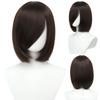 Peluca cos universal cabeza bobo deducción 30CM color pelo corto mano de práctica de niang modelado cabello falso salida de fábrica