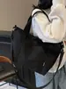 Bolso de Mano para Viajes Diarios de Gran Capacidad, Bolso Tote Sencillo de Tela de Nylon de Color Sólido, Bolso Cruzado de Hombro Casual y Versátil para Mujer