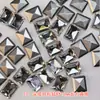 Rinestones de Cristal de Alta Calidad para Mini Arte de Uñas con Base Puntiaguda, Decoraciones de Rinestones Blancos Deslumbrantes de Forma Irregular para Uñas DIY, Rinestones Irregulares en Forma de Corazón para Uñas